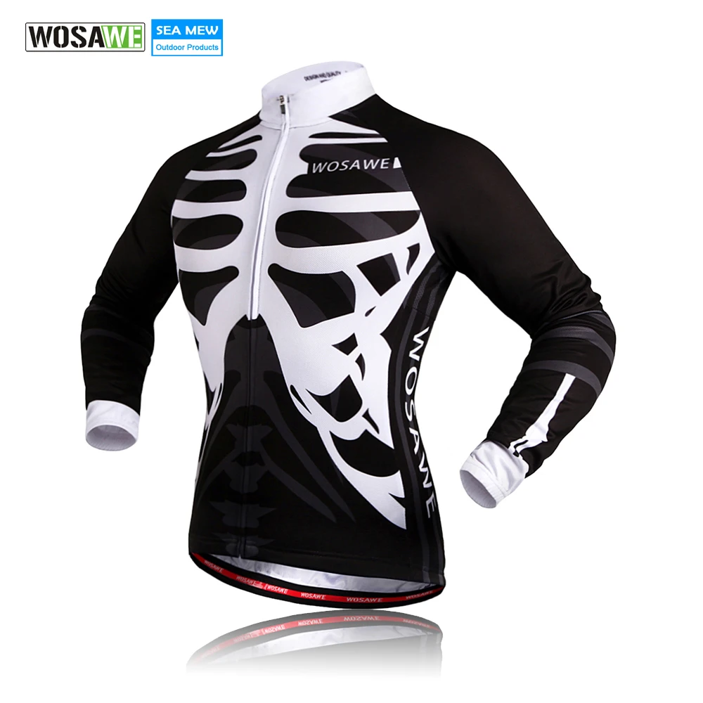 skeleton bike jersey