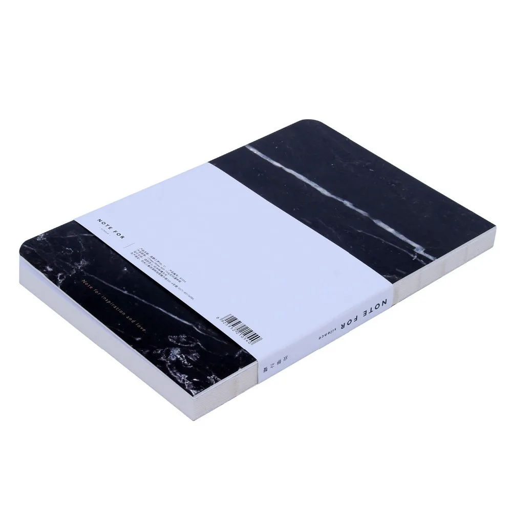 

New Fashion Note For Silence Sketchbook Diary Drawing 80 Sheets Creative School Notebook Marble Pattern Office WJ-XXWJ200-