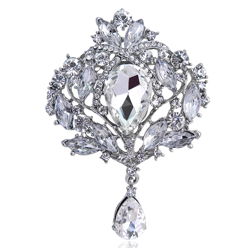 

Luxurious colors Stars Purple Brooch Bouquet Shiny Brand Austrian Crystal Hijab Pins And Broaches Very Nice Christmas Broches