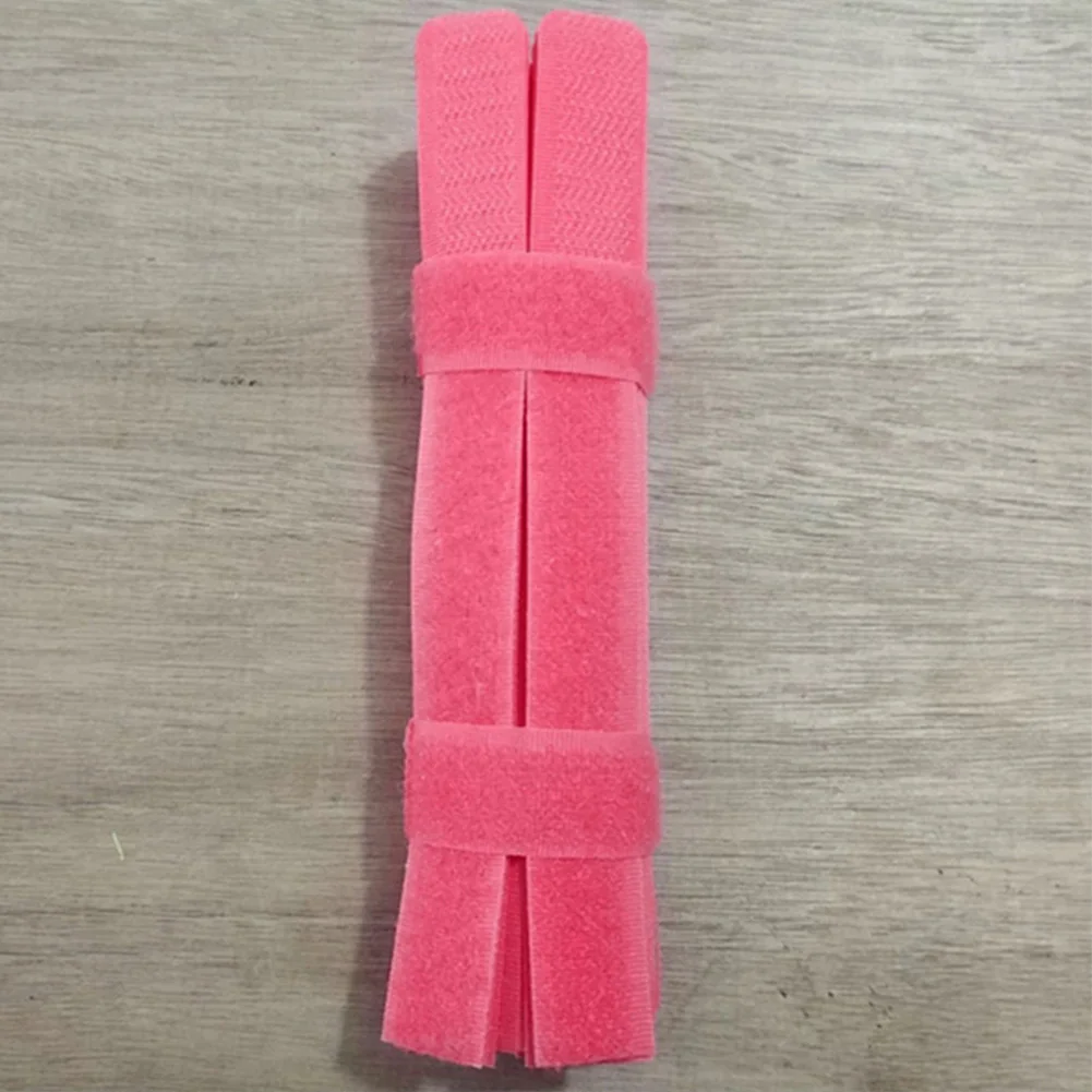 Rose red 50 шт. нейлоновый трос держатель для галстуков крепежная петля кабель многоразовые волшебные наклейки провод крюк-держатель петля - Цвет: Rose red