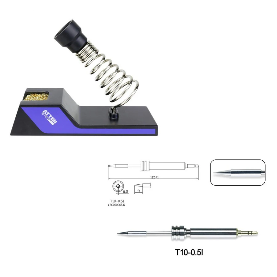 ATTEN 스마트 휴대용 GT-2010, USB 납땜 인두, 고품질 및 디지털 LED 디스플레이, 5V 2A