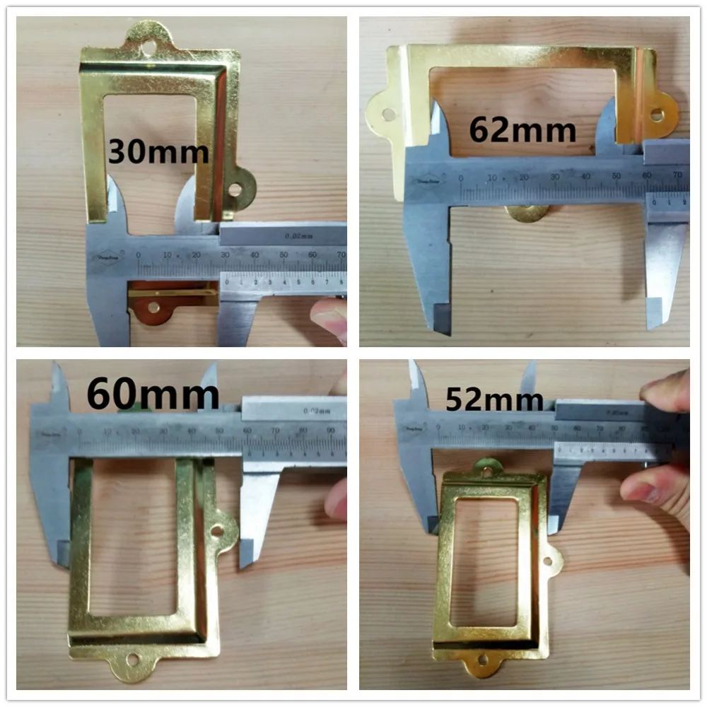 107*61 мм античная латунь/серебро/Золотой винтажная металлическая этикетка тяга рамка ручка файл имя держатель для карт выдвижной ящик в шкафу Чехол Корзина