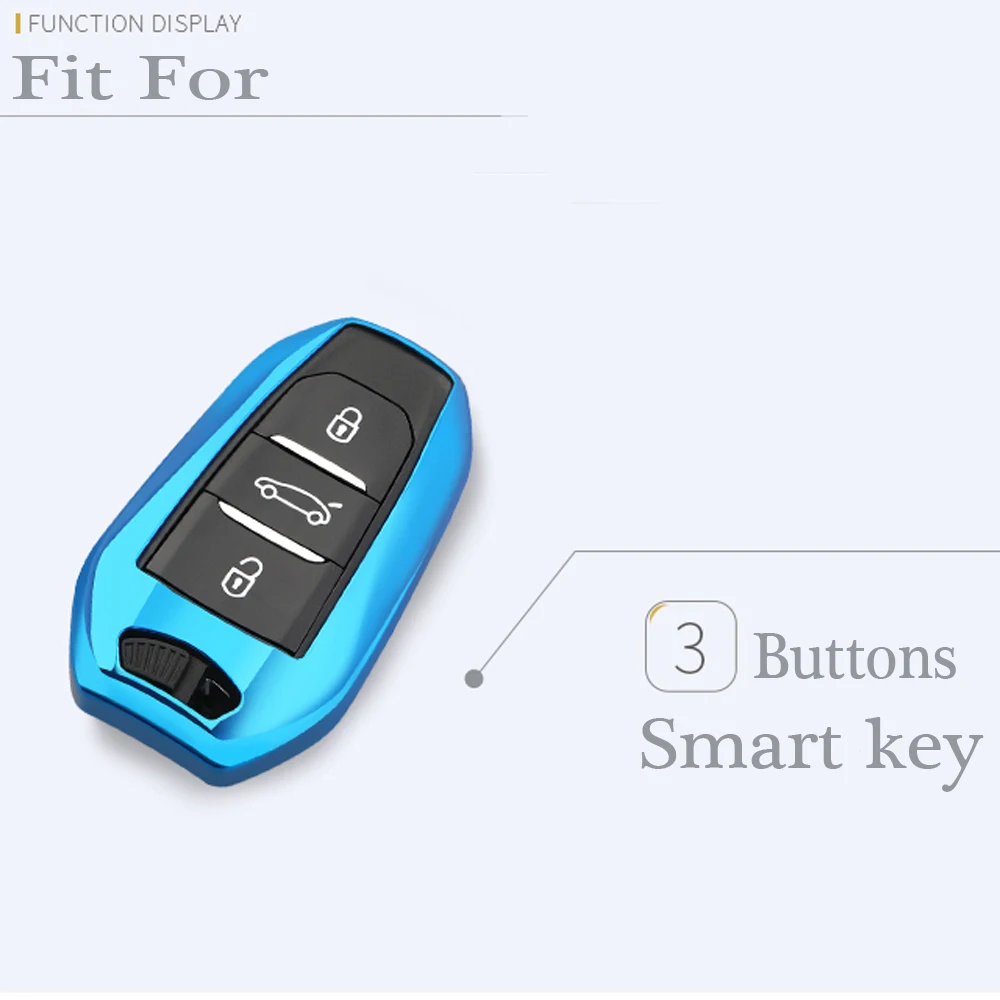 Пульт дистанционного управления смарт-ключ чехол из мягкой искусственной кожи(термополиуретан) оболочка для peugeot 308 408 508 2008 3008 4008 5008 для Citroen C4 кактус C5 C3 C4L