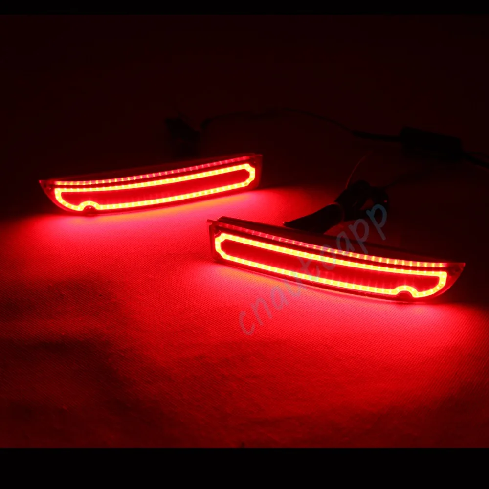 

LED Rear Bumper Warning Lights Car Brake Lamp COB Running Light LED Turn Light For Toyota Alphard 2009-2014 (One Pair)