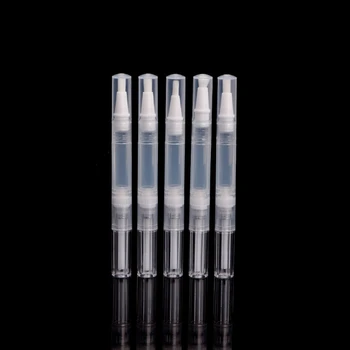 

3ML Empty Twist Pen Cosmetic Container Nail Polish Lip Balm Tube With Brush