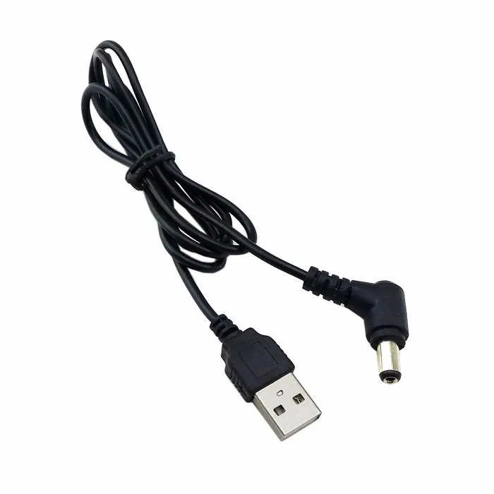 USB 2,0 A Тип Мужской прямой и прямоугольный 90 градусов 5,5x2,5 мм DC 5 в разъем питания баррель разъем зарядный кабель 80 см