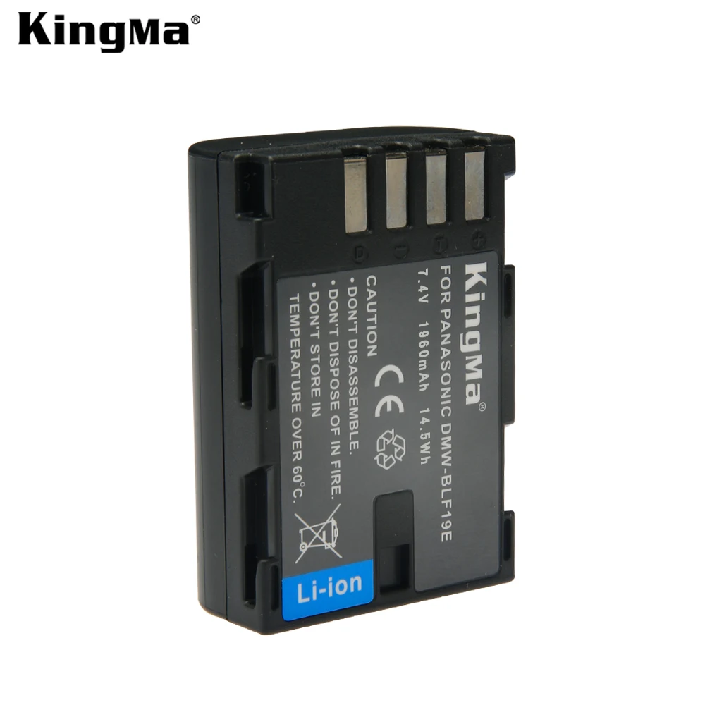 KingMa 2 шт. 1960 мА/ч DMW BLF19 BLF19E BLF19e BLF19PP Камера Батарея + USB Зарядное устройство для