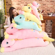 Hot 2020 New Lovely Large Unicorn Plush Toys stuffed animal horse sleeping pillow girls birthday gift home decor