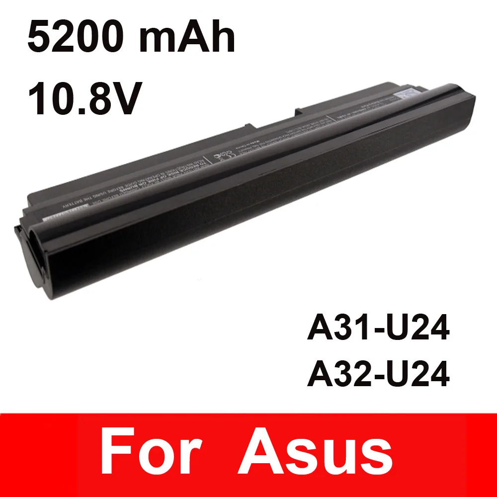 5.2Ah ноутбука Батарея для Asus U24 U24A U24GI231E U24E PX2430R PX002V PX024V A31 A32 Замена