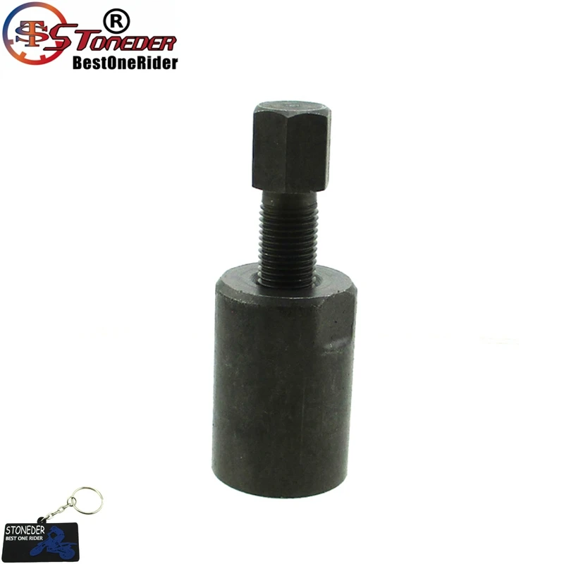 Вытяжной маховик STONEDER M28x1.0 с правой резьбой Женский Для Kawasaki 57001-1471 KLX110 A1-A7 KFX450R Suzuki