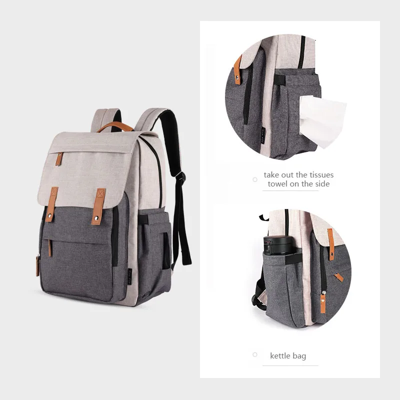 Cai бренд Мумия сумка новые модные Мультифункциональные большой емкости мать рюкзаки женские путешествия сумки термобутылки