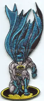 

BATMAN kneeling Patch Costume Cosplay Bat man DC COMICS TV movie Embroidered sew on iron on badge applique
