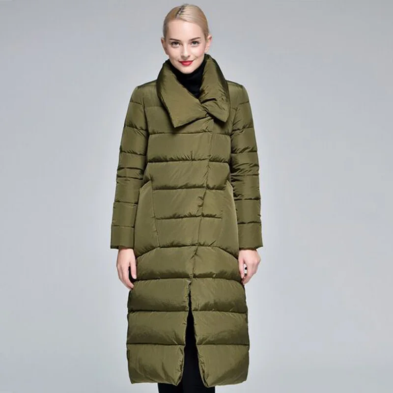 Куртка женская теплая белая повседневная длинная 2019|jacket down|jacket down womenjacket fashion |