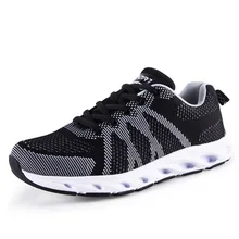 Кроссовки мужские водонепроницаемые амортизирующие Techonology спортивные мужские туфли обувь flyknit