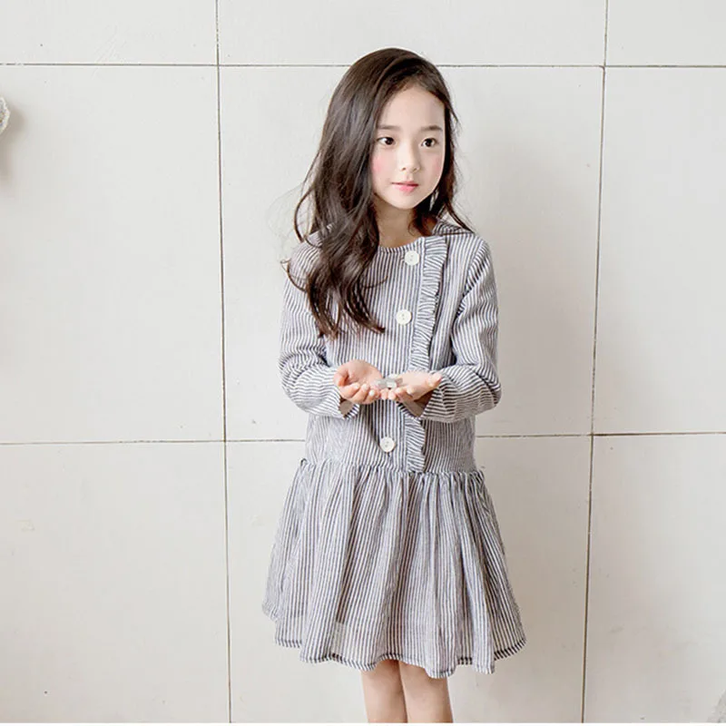 Г.; школьные хлопковые платья для маленьких девочек; весенняя одежда для больших детей с длинными рукавами; осеннее платье для девочек; одежда для мамы и дочки