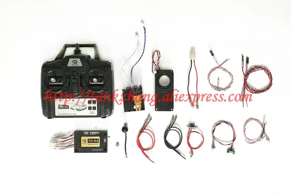 

HENGLONG 1:16 RC tank spare parts No. full set upgrade plastic 5.3 version to 6.0 version, full set 6.0 systerm