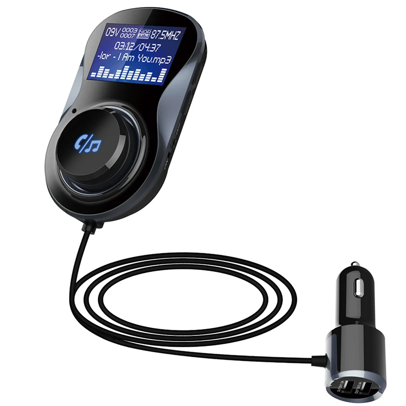 

Car MP3 Player FM Transmitter TF Memory Card Car Music Player Caller ID Voltage Monitoring Hands-free Call Car Fast Charge