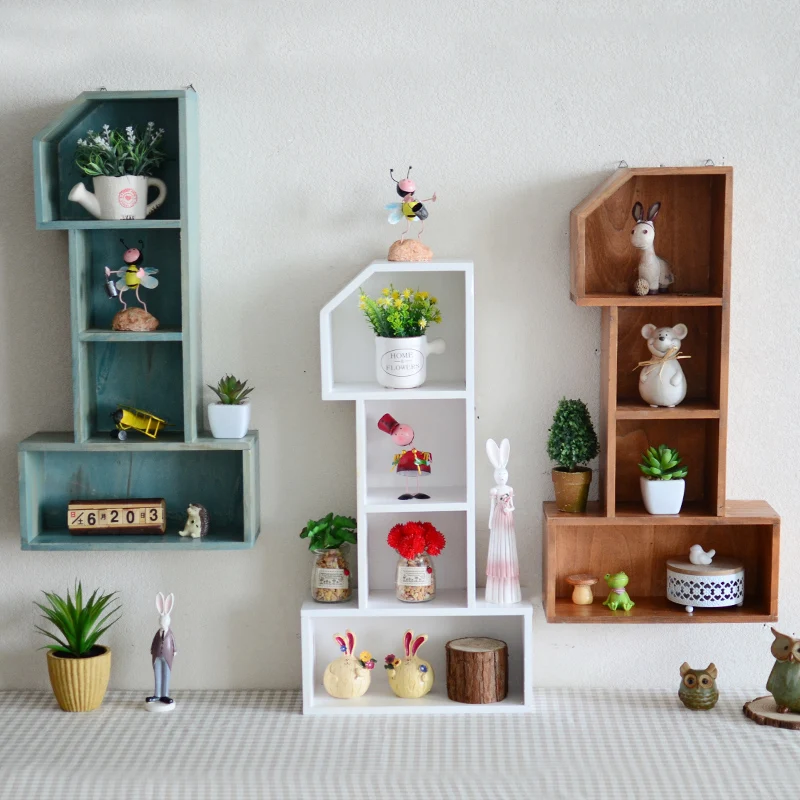 

Креативный Однолинейный Настенный декор в стиле ретро для бара, крыльца, кафе, настенный подвесной разделительный стеллаж, настенное украш...