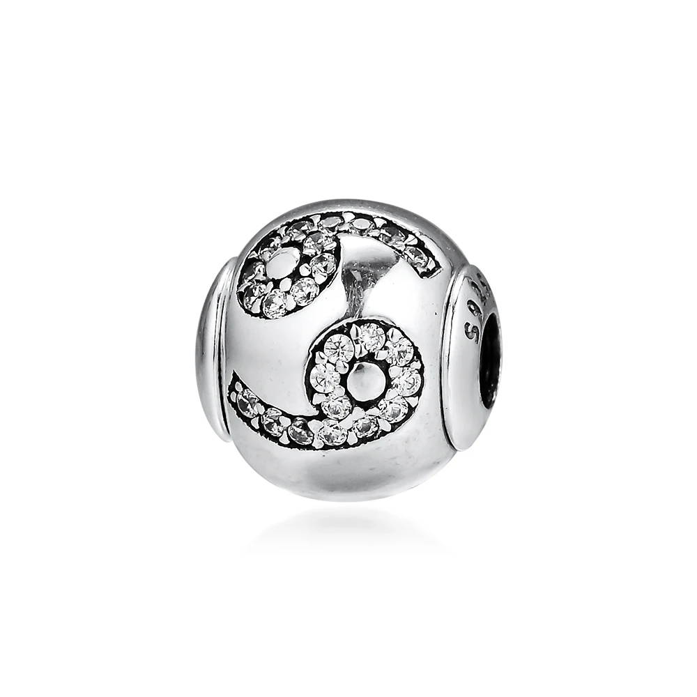 

Fits Pandora Essence Collection Bracelets Cancer Essence Bead Charms 100% 925 Sterling Silver Beads for Jewelry Making Kralen