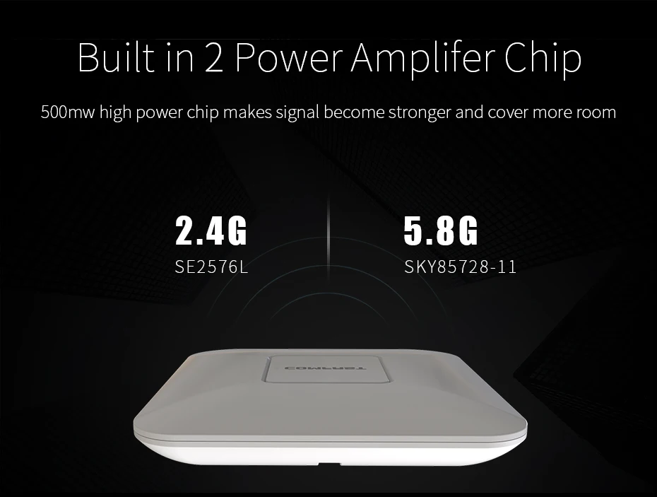 802.11AC 2 4 + 5 8G двухдиапазонный 1300 Мбит/с потолочное крепление * гигабитный Ethernet порт