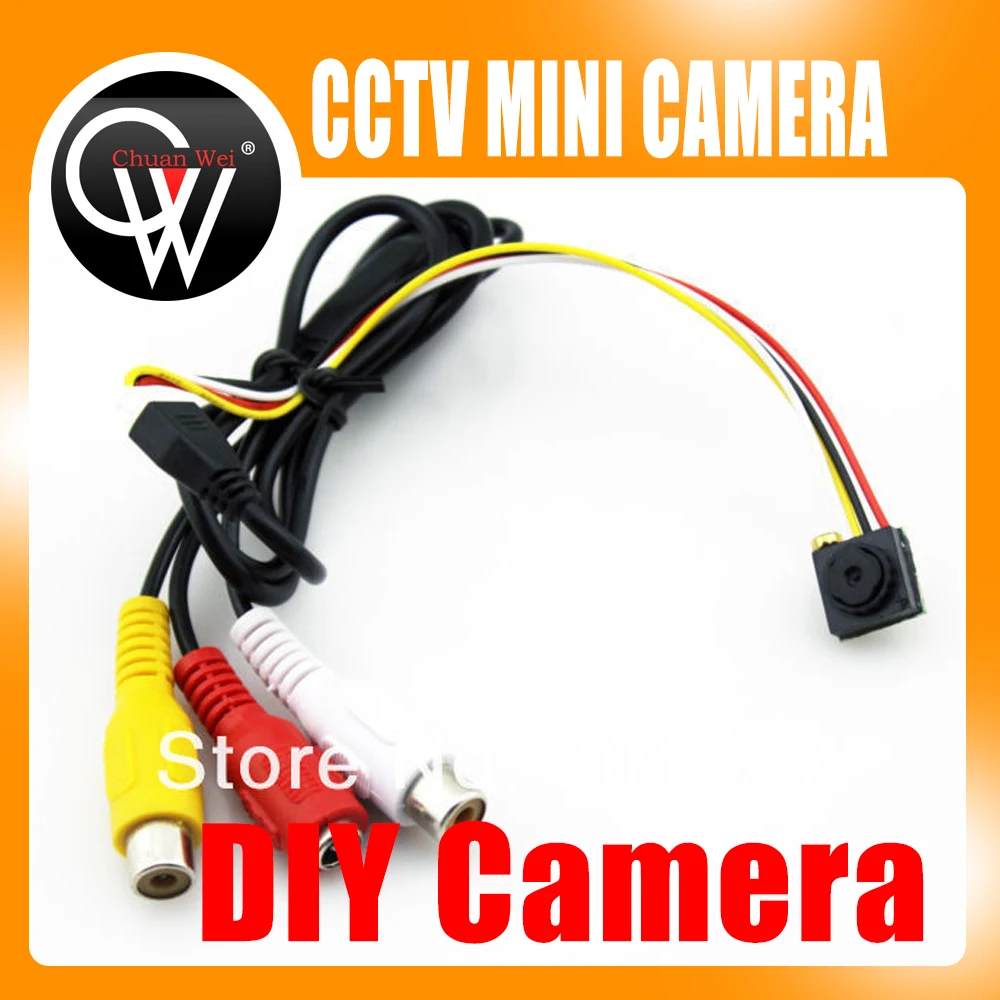 

New Wired Camera Home Security System Color Monitor Micro Monochrome CMOS Camera