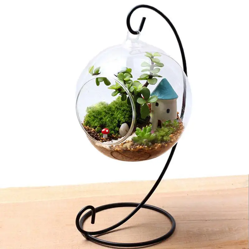 

Iron Hanging Candlestick Candle Holder Vase Basket Plant Flower Holder Balcony Decorations Wedding Office Home Decoration NB0226