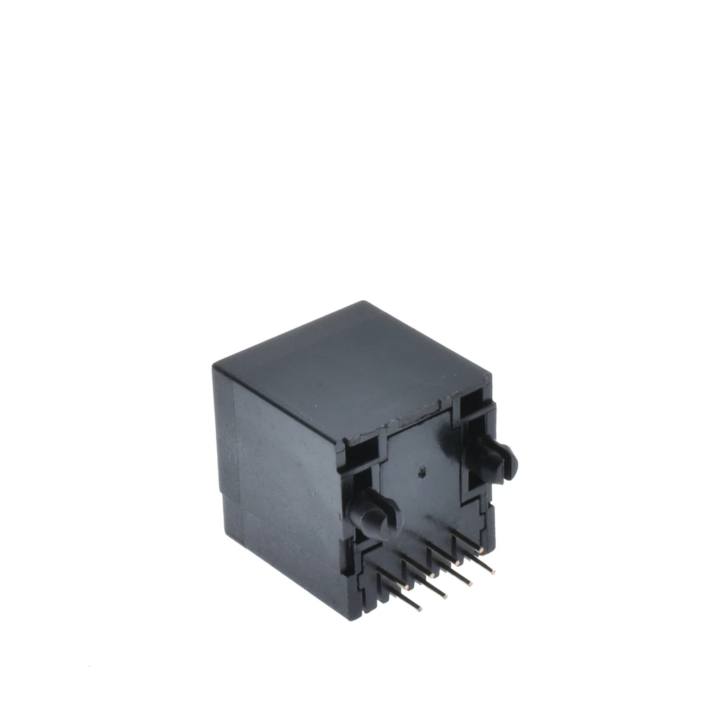 100 шт. x RJ45 5224 8C пластиковый PCB модульный разъем сетевой LAN 180 градусов верхний вход