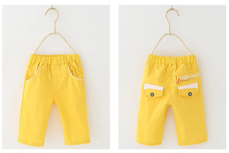 3-10 y summer clothes kids boys pants knee length pants for the boy casual children trousers solid color boys clothes (5)