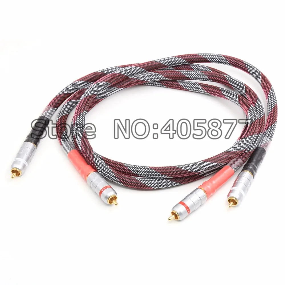 Соединительный кабель 1 м высокого качества OFC Audio RCA HIFI|interconnect cable|rca hifiaudio rca |