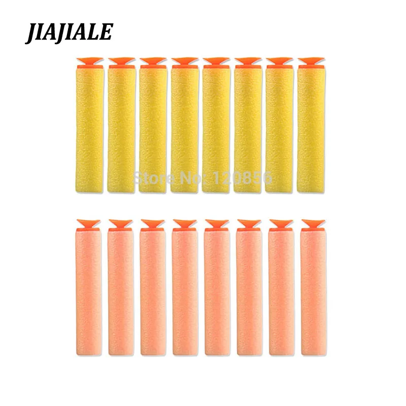 40 Pcs Foam Bullets Nerf Generic Air Soft Paintball Sucker Head Arme