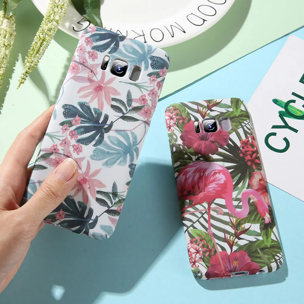 KISSCASE чехол с тропическими листьями для Xiao mi Red 7 Pocophone F1 9 8 SE A1 A2 Lite 6 Pro 6A матовая