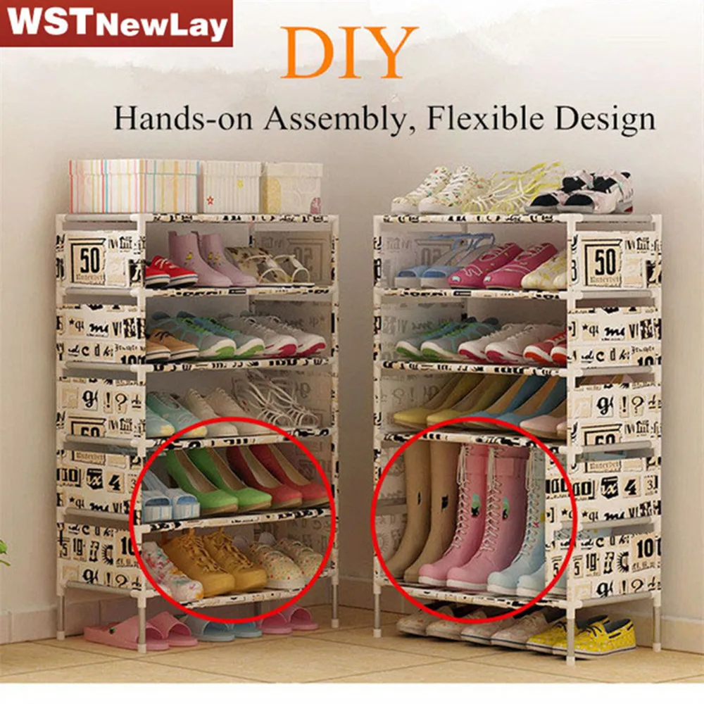 Diy غير المنسوجة النسيج تخزين الحذاء حذاء تخزين الرف الرف المدخل باب خزانة المنظم للإزالة شحن مجاني Diy غير المنسوجة النسيج تخزين الحذاء حذاء تخزين الرف الرف المدخل باب خزانة المنظم للإزالة شحن مجاني