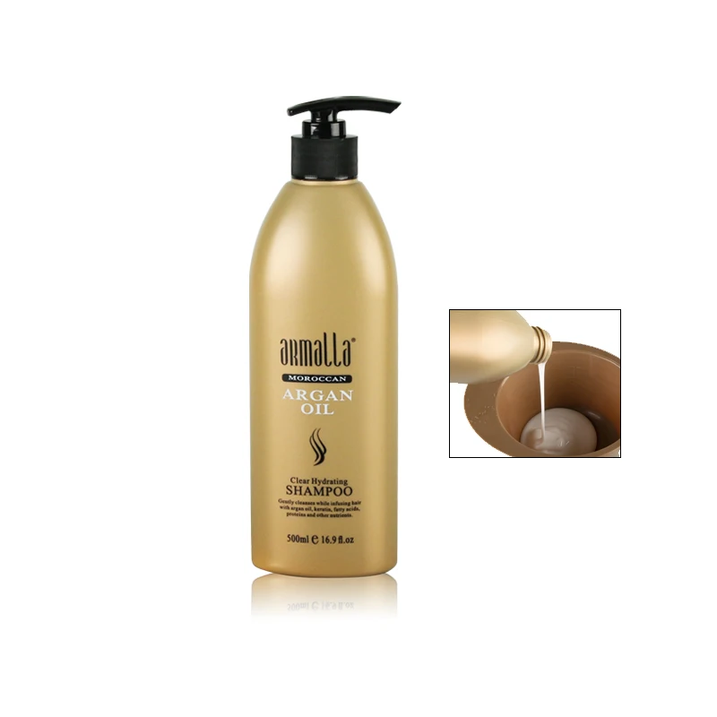 New Products Best Selling 3pcs Armalla Moroccan 500ml Shampoo+500ml Conditioner+100ml Argan Oil Dry Hair Care Products Set