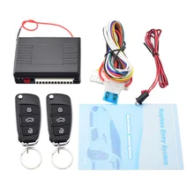 Universale Auto Allarme Auto Portello Del Veicolo A Distanza di Controllo Centrale Chiusura Serratura Keyless Entry System LED Indicano Pulsante di Rilascio del Tronco