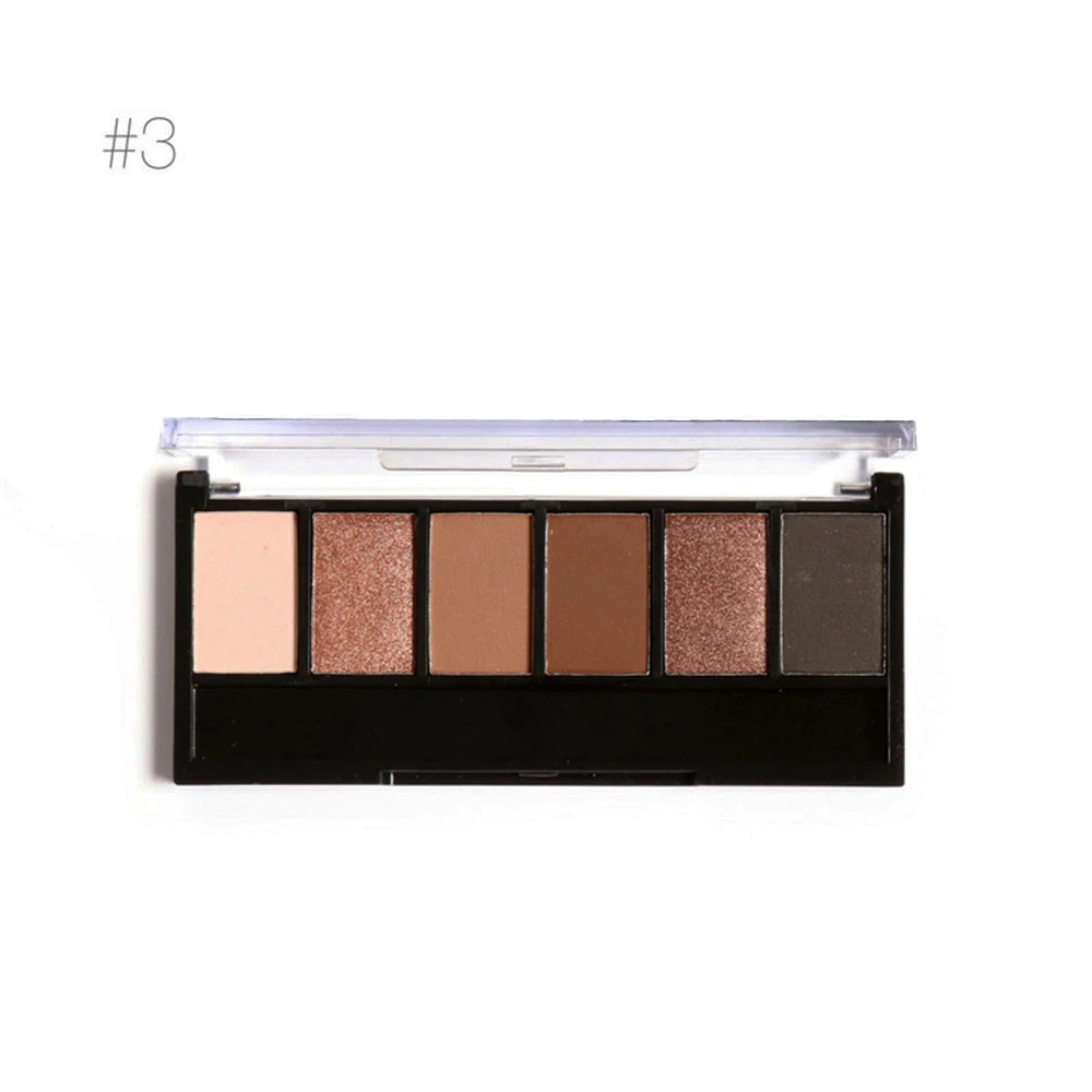 Focallure 6 цветов Naked Eye Shadow Тени для бровей Макияж набор ню - Цвет: 3