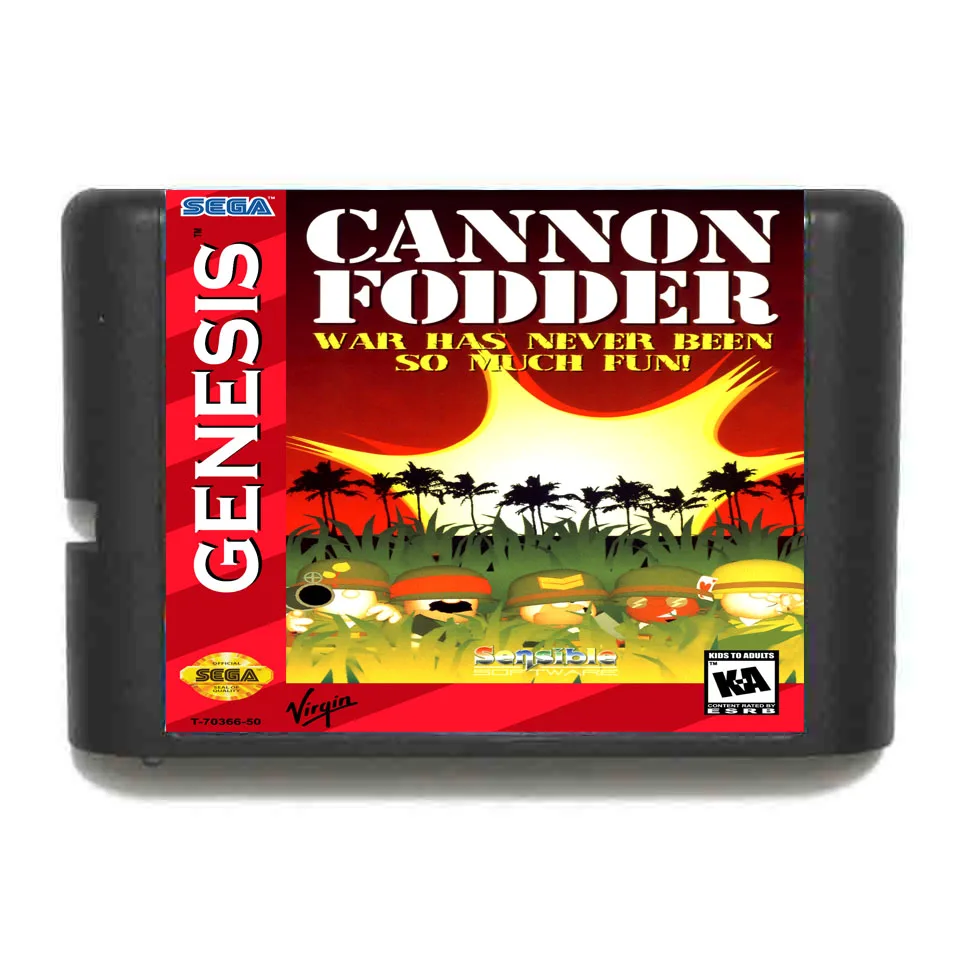 

Cannon Fooder 16 bit SEGA MD Game Card For Sega Mega Drive For Genesis