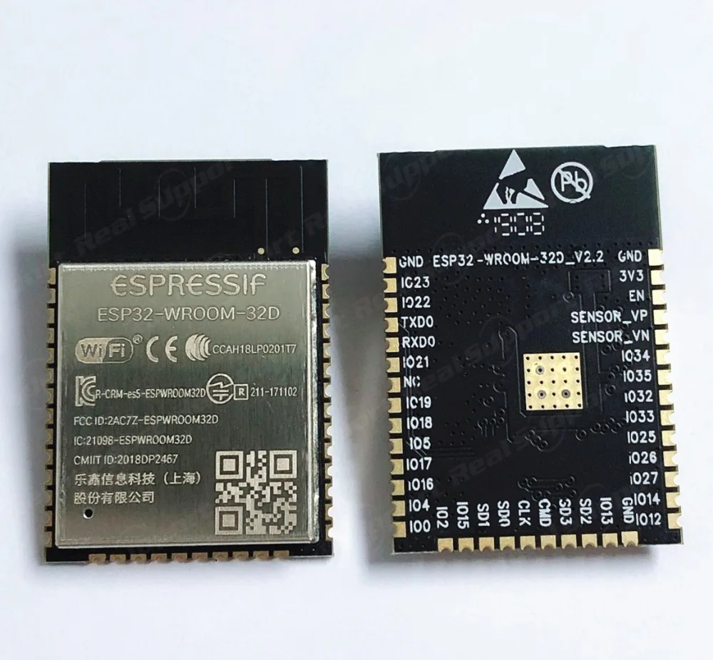 

ESP32-WROOM-32D 4MB 8MB 16MB Flash Memory Wi-Fi+BT+BLE ESP32 Module Espressif Original better RF performance