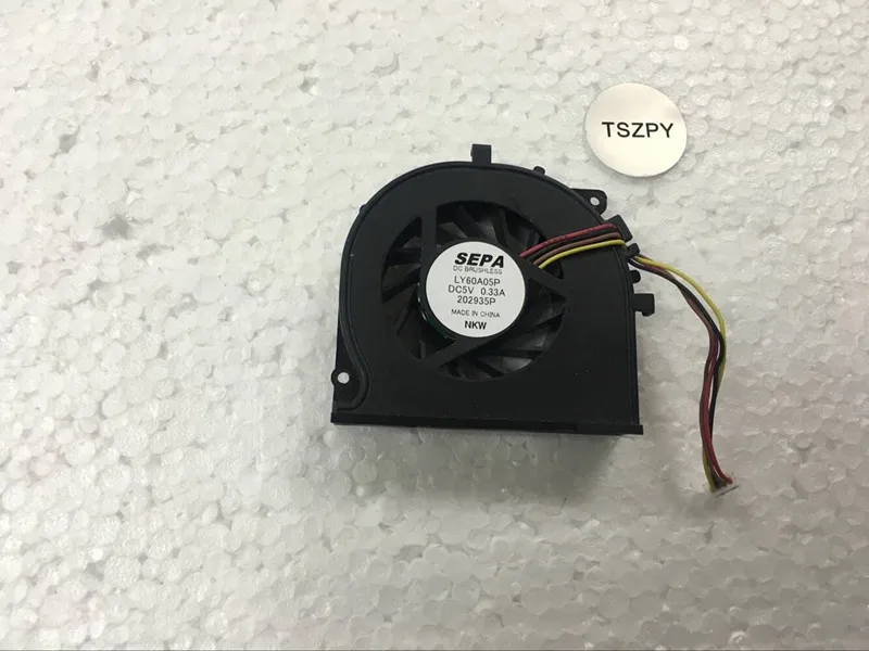 Вентилятор охлаждения для Toshiba Satellite P845 P845T P845t-S4305 LY60A05P LY60BY10750920002 DC5V 0.33A 4-проводной