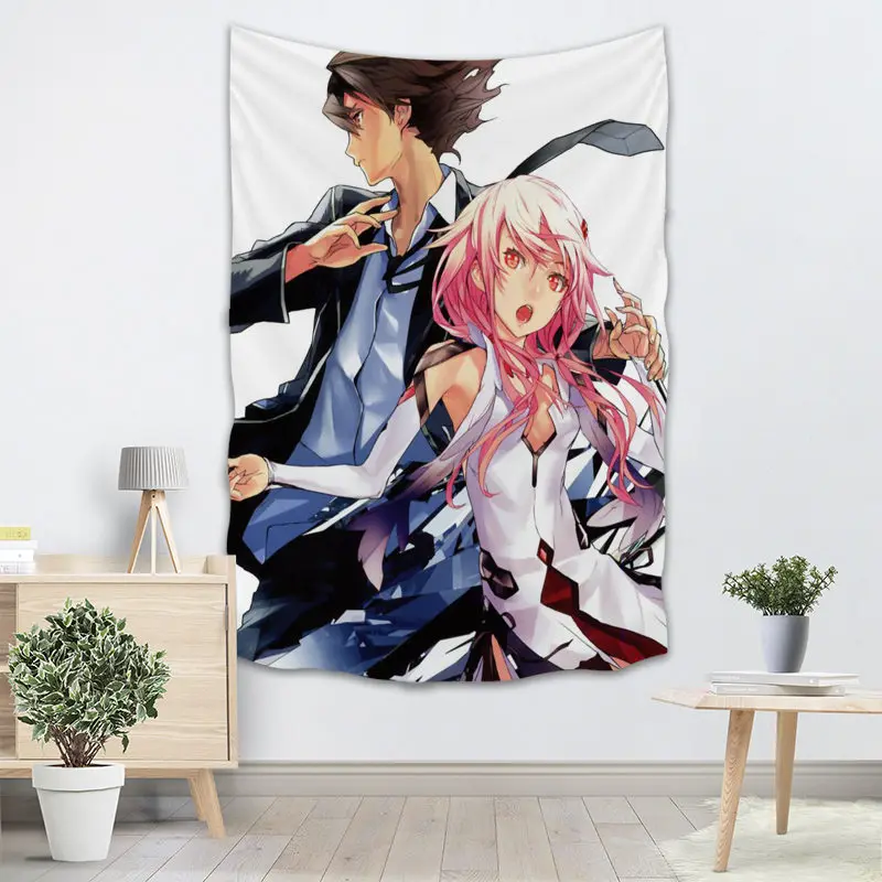 Настенный Гобелен Guilty Crown гобелены настенный показ для домашнего декора Настенный Ковер пляжный плед одеяло коврик для йоги - Цвет: 22