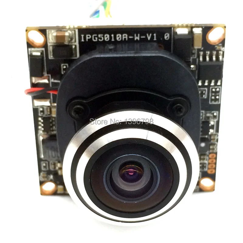 IP камера Hi3518E + OV9732720P с модулем 1 0 МП панорамная рыбий глаз широким углом обзора 360