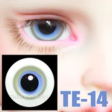 14mm BJD Eyes black pupil blue Eyeballs for 1 3 1 4 1 6 BJD SD