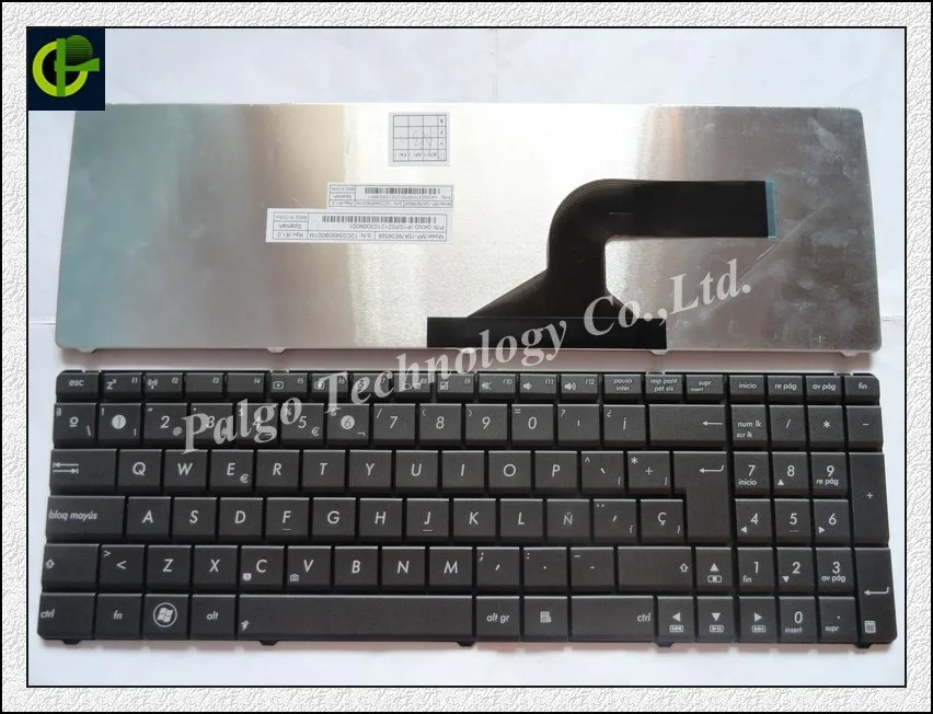 Španělská klávesnice pro Asus X61S X61S X61S X61SL X61SL X61Z X75Z X75S X75S černý SP Teclado
