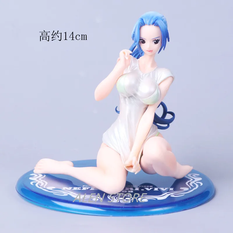 

One Piece Figure Nefeltari Vivi Prince Action Figure POP Ver BB Bikini Sexy Figure Anime 14 CM PVC Action Figure Doll Toys