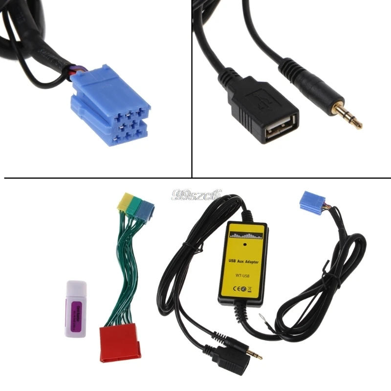 Автомобильный MP3 плеер с Радиоинтерфейсом преобразователь CD USB SD AUX IN для Audi A2 A4 A6 S6