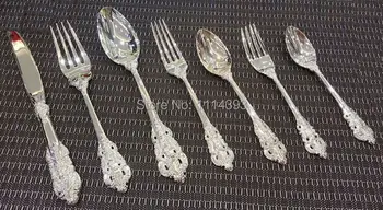 

1016 Top-end 18-10 Stainless steel Forged Cutlery set 24pcs/ Flatware set /Dinner Knife,fork,spoon,coffee spoon / Tableware
