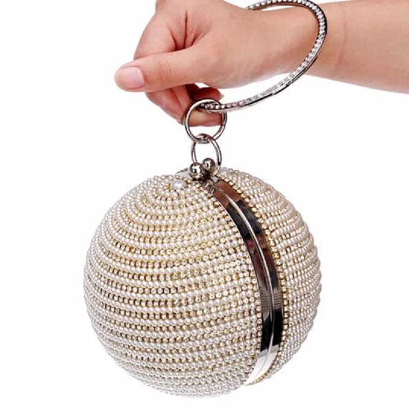 bridal round clutches