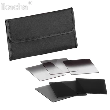 

5 Pcs New 6pcs Filter Set Graduated Neutral Density ND2 4 8 Color Filter Set + Bag For Cokin P Series Camera High Quality