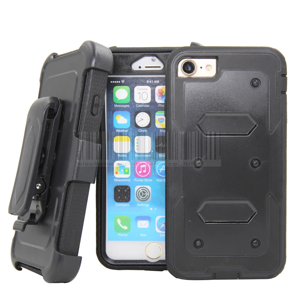 

Heavy Duty Shockproof Rugged Case Holster With Belt Clip Cover For Apple iPhone 5 5s SE 6/6 plus 6s/6s plus 7/7 plus