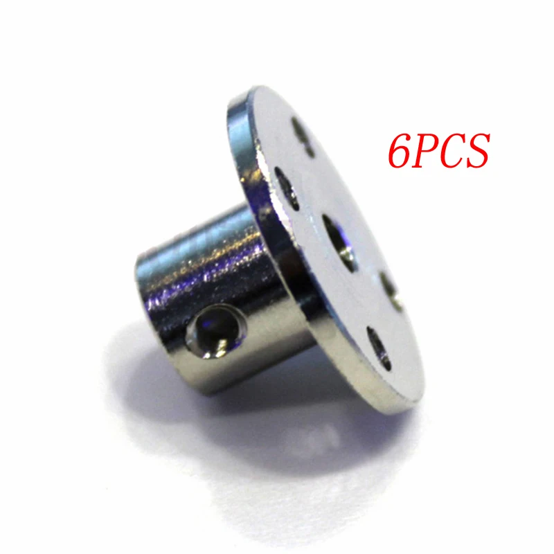 6PCS Flange Coupling Motor Rigid Coupler Connector Steel Flange Shaft