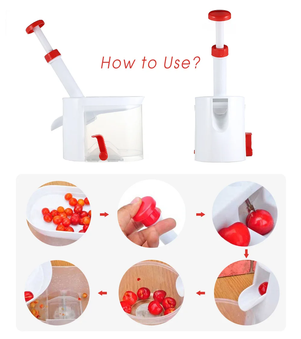 Новая Машинка для удаления косточек из вишни каменная вишневых камней с